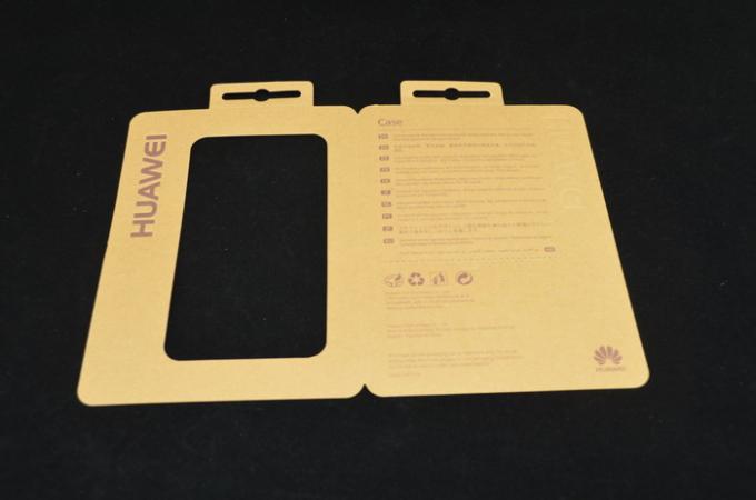 Huawei Protective Case Kraft Paper Boxes / Small Kraft Boxes SGS RoHs Certification