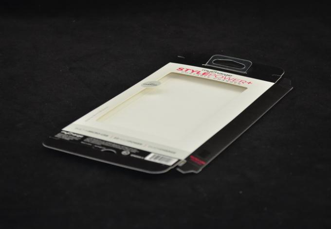 Glossy Spot UV Portable Charger Packaging Boxes Environmental Friendly