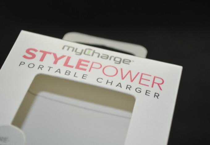 Rectangle Pantone Color Folding Boxes For Power Bank Packaging