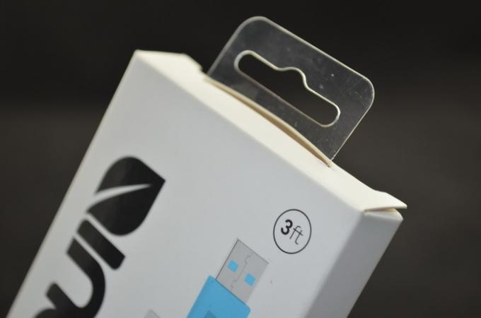 Custom USB Cable Paper Box Package Offset Printing Anti Scratch 180 X 70 X 15 mm