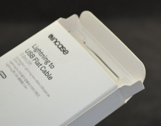 Profesional Cell Phone USB Cable Box Paper Packing CMYK Color ZY-002