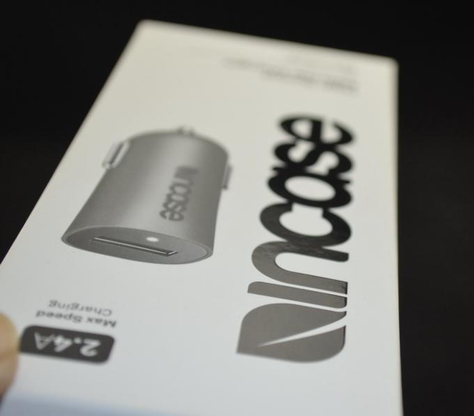 Silk screen Printing Mini Car Charger Box For Smartphones / Tablets