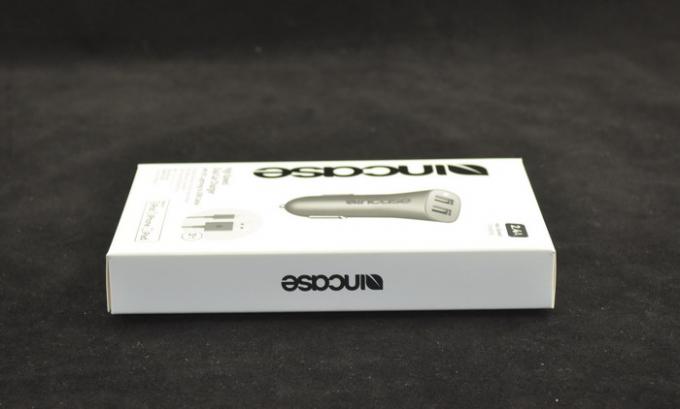 Profesional Custom Car Charger Box White Package RoHs REACH Certification