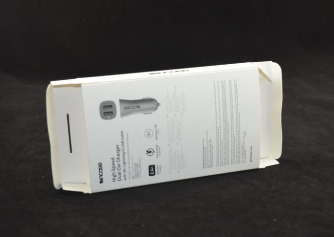 Profesional Custom Car Charger Box White Package RoHs REACH Certification