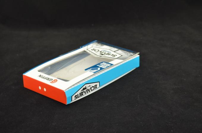 Glossy Spot UV Cell Phone Accessories Packaging , Mobile Cover Packaging