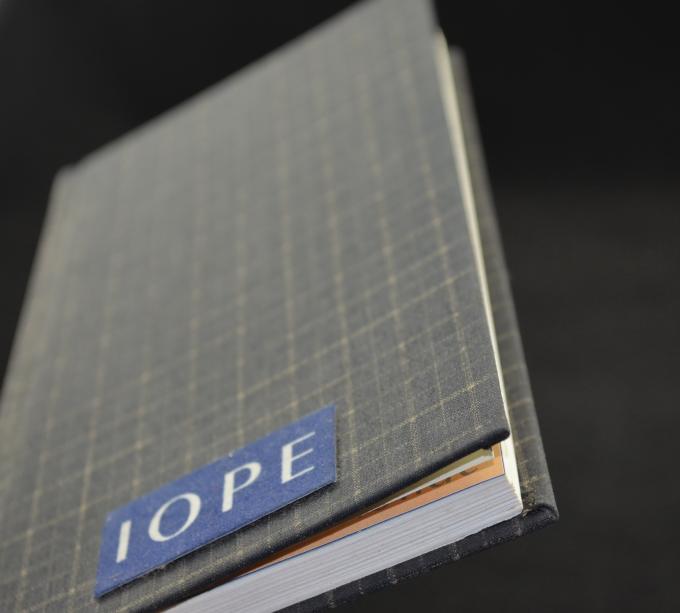Grey Fabric Texture Surface Custom Printed Notebooks 175 X 95 X 10 mm