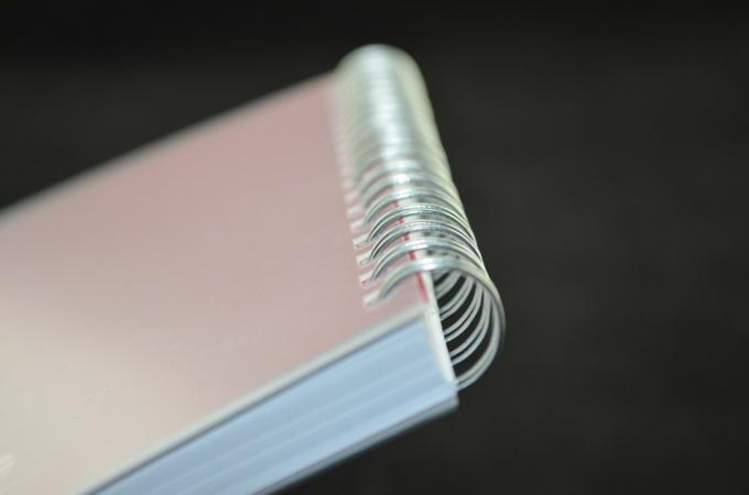 Plastic Cover Colorful Custom Paper Notebooks Printing Surface With Gift Pen