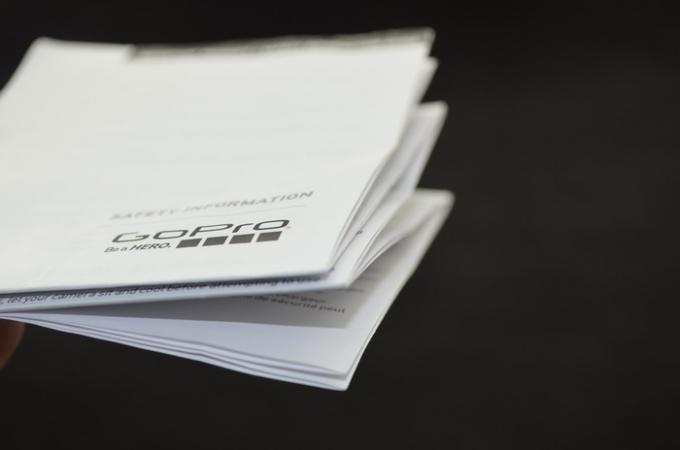 GoPro HERO Black And White Manual Booklet Instructions , User Guide Manuals