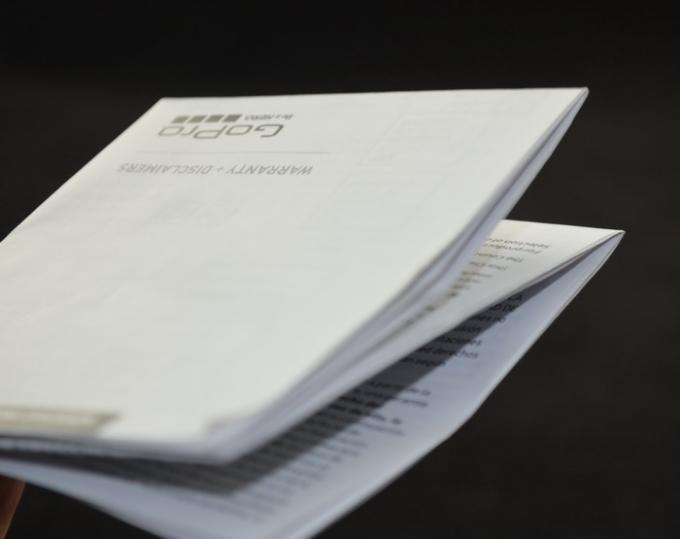 Customized Product User Manual Booklet 80gsm Matt Oil Coating Printing