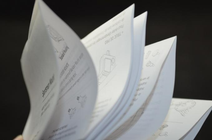 Foldable Manual Guide Booklet , Manual Instruction Book SGS RoHs Certification