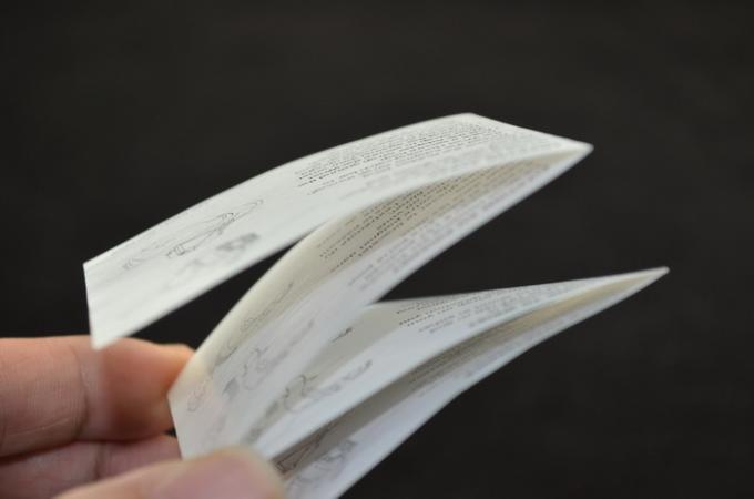 80gsm C2S White Paper Folding Manual Booklet , User Guide Manuals