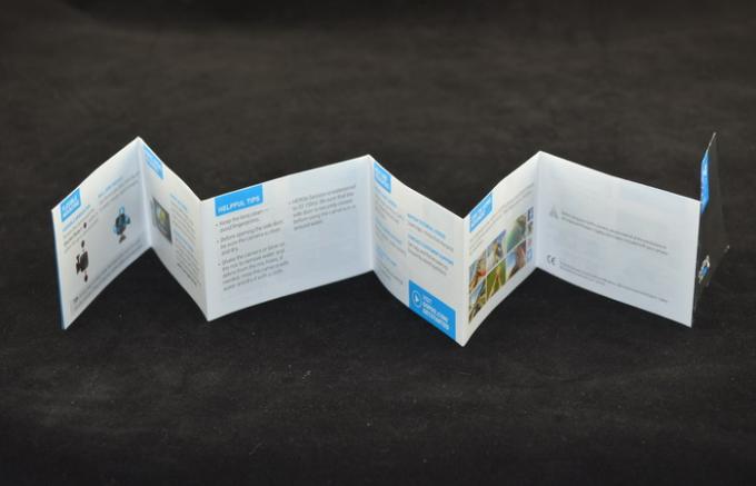 Colorful Electronic Accessory User Handbook Booklet Customizable 605 X 114 mm