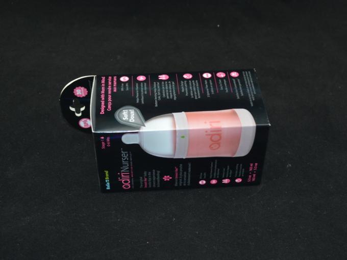 Laser Paper Printing Baby Care Package Box Customized Black SGS RoHs Certification