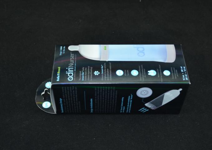 CMYK Fashion Laminated Foldable Care Packages For Kids Milk Bottle