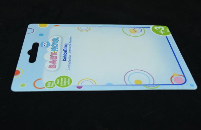 Customized Recycled Paper Display Cards With Shining Film Lamination