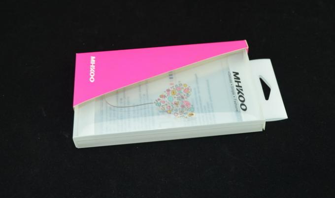 Fodable Cell Phone Accessories Packaging , Mobile Case Packaging Boxes