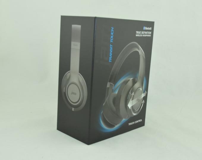 Electronic Accessories Earphone Packaging Boxes Film Lamination Surface