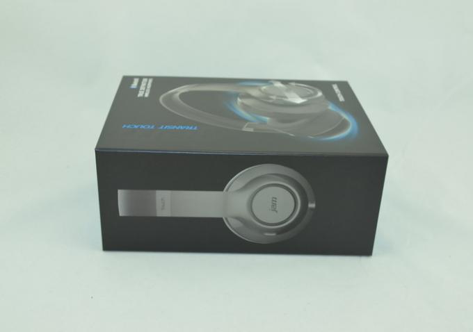 Electronic Accessories Earphone Packaging Boxes Film Lamination Surface
