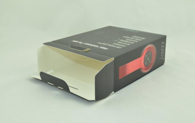 Spot UV Gloss Bluetooth Headset Paper Box Package , Bluetooth Headset Packaging