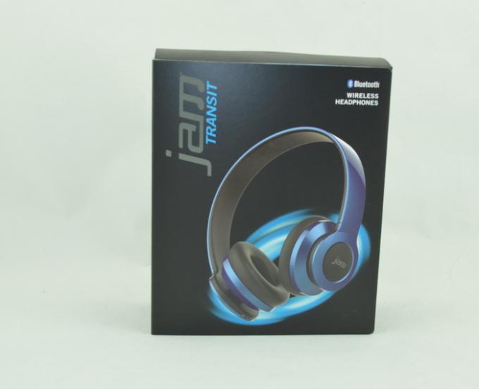 Magnetic Closure Foldable Bluetooth Headset Box , Headphone Packaging Box