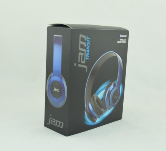Magnetic Closure Foldable Bluetooth Headset Box , Headphone Packaging Box