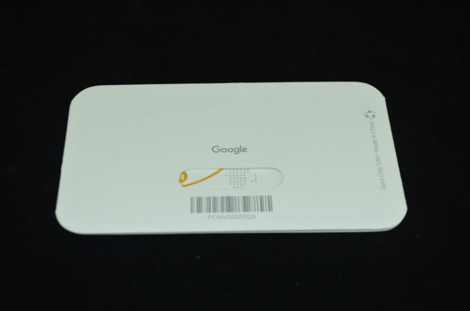 Rectangle Recycled Paper Google Fi SIM Card For Electronic Accessory Packaging