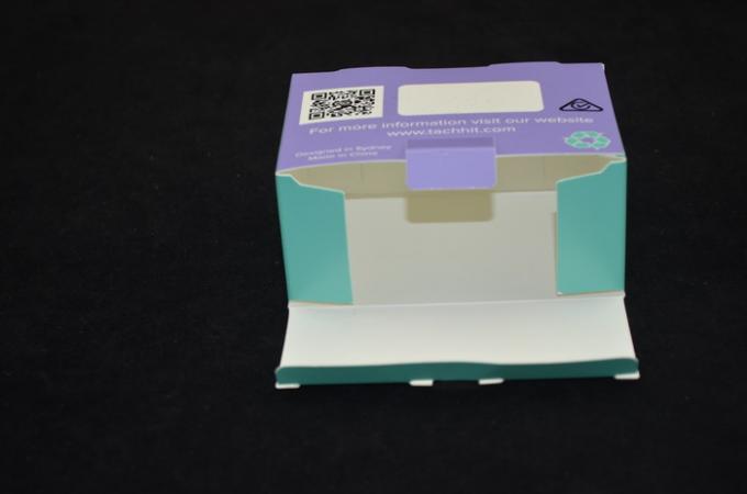 350g C1S White Paper Car Wall Charger Package Foldable 111 X 80 X 50MM