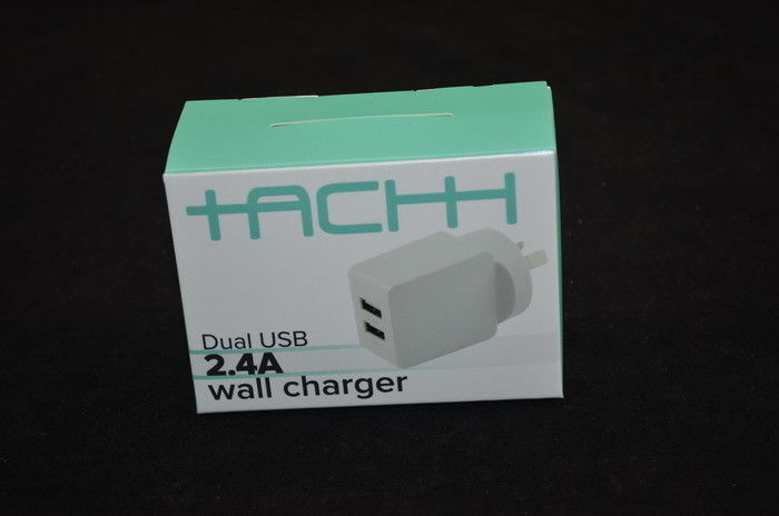 350g c1s white paper car wall charger package foldable 111 x 80 x 50mm foldable paper car