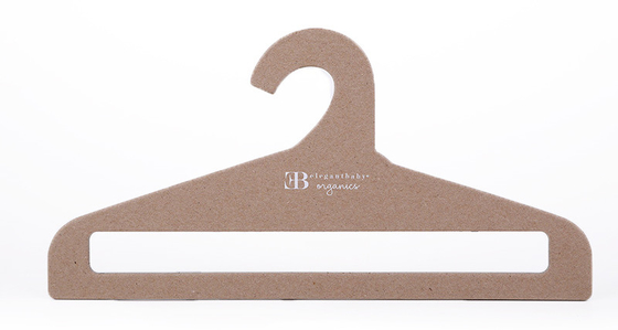 Kraft Cardboard Clothes Hangers 3mm 17'' Custom Logo Eco Recyclable Paper