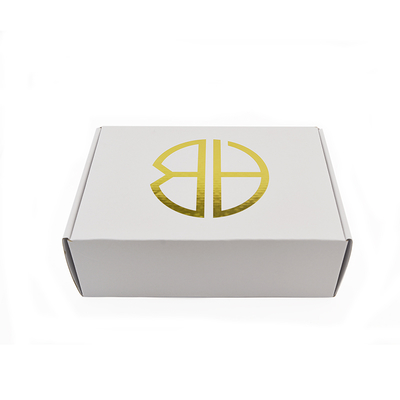 Corrugated Cardboard Shipping Boxes Foil Stamping | Customized for Folding Box Logistics Packaging