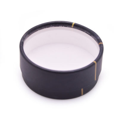 Round Eyelash Paper Box With PVC Window , Custom Lash Packaging with Private Label