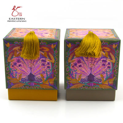 Candle Packaging Box With Tassel Lid