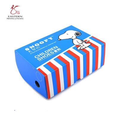 Custom Printed Corrugated Cardboard Shoe Box For Children's Shoes