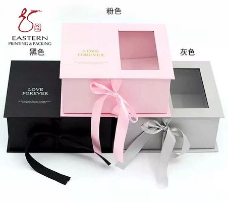 CMYK Cardboard Packaging Boxes Velvet Jewelry Lovely Luxury Cardboard Boxes