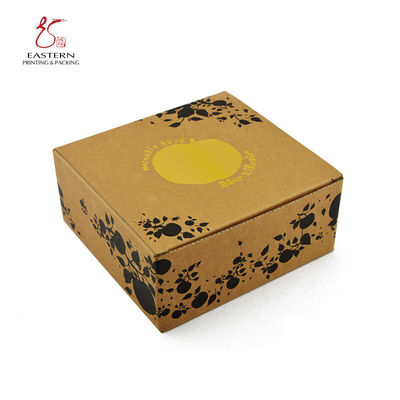 E flute Corrugated Packaging Box , Custom Printed Corrugated Boxes With Gold Foil