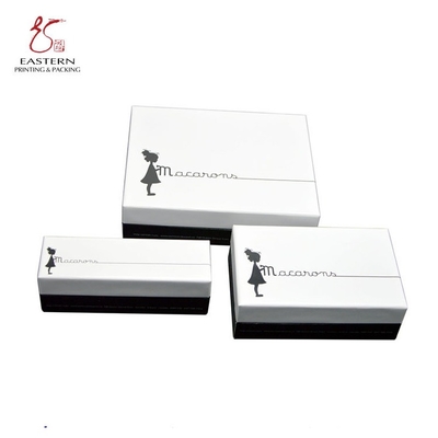 Recycled Sliding Macaron Gift Boxes Offset Printing With Lid