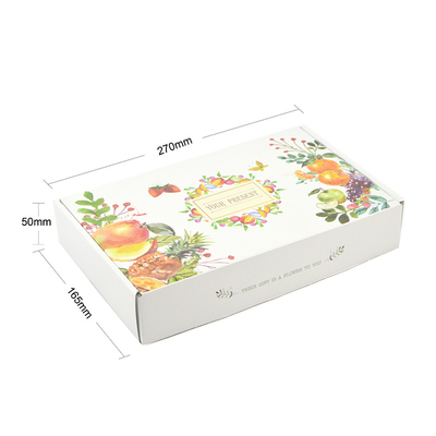 Recyclable Colored Tuck Top Paper Packaging Box CMYK Printed