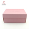 1pc Pink Corrugated Shoe Box Packaging CMYK Pantone With Kraft Inside