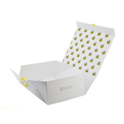 Sample Time 5-7 Days Hard Cardboard Flattable Gift Boxes with Ribbon Recycled Paper