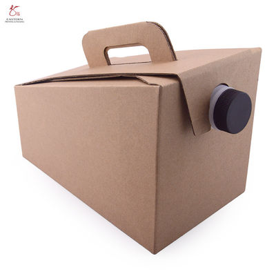 Custom Printed Shaped Corrugated Cardboard Box Foldable for Coffe beans Grain Packaging