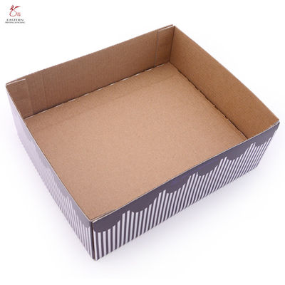 Flat-Packed Silver Packaging Box | Corrugated Paperboard with Optional Lamination