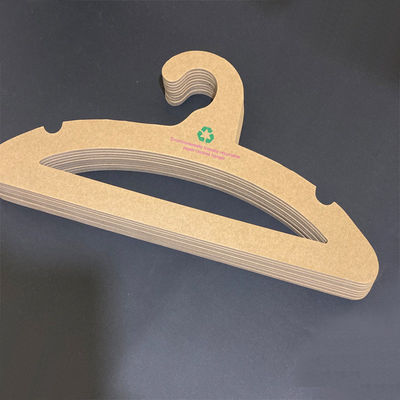 Custom Printed Cardboard Clothes Hangers 3mm Eco Friendly