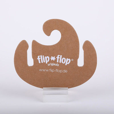 Custom Eco-Friendly Cardboard Flip Flop Hangers | Sustainable Footwear Storage