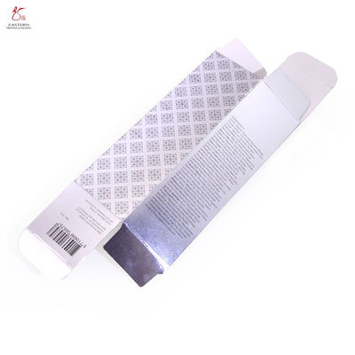 Custom Printed Silver Cardboard Cosmetic Packaging Box | Mask Packaging Box Manufacturer