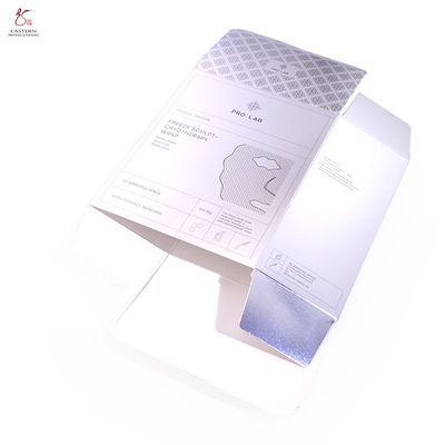 Custom Printed Silver Cardboard Cosmetic Packaging Box | Mask Packaging Box Manufacturer