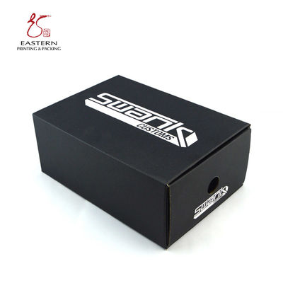 Black Corrugated Shoe Box With Drawer Eco-Friendly Customized Packaging Boxes