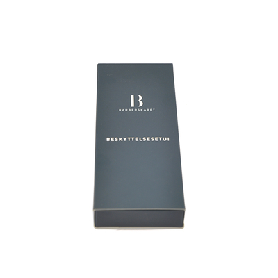 Offset Printing Cosmetic Packaging Paper Box With Customized Logo | Costom Black Slidding Box