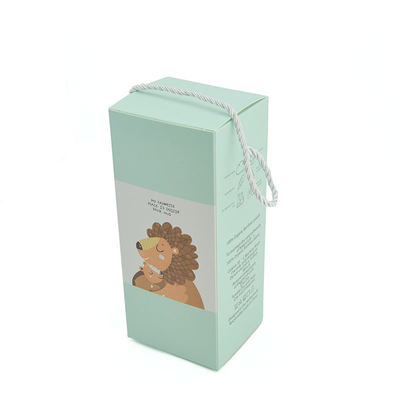 Custom Cardboard Gift Box with Handle | Personalized Cosmetic Packaging