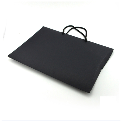 Customized Accessories Cardboard Gift Packaging Box Silver Foil| Pillow Shaped Boxes with Handle