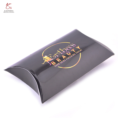 Custom Printed Pillow Shaped Cardboard Boxes for Cosmetic Packaging